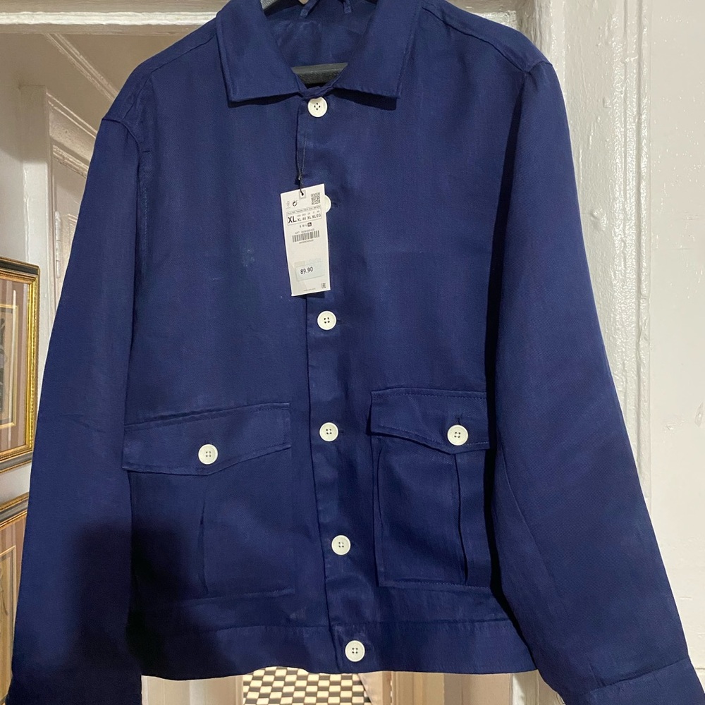 Zara Navy Blue overshirt